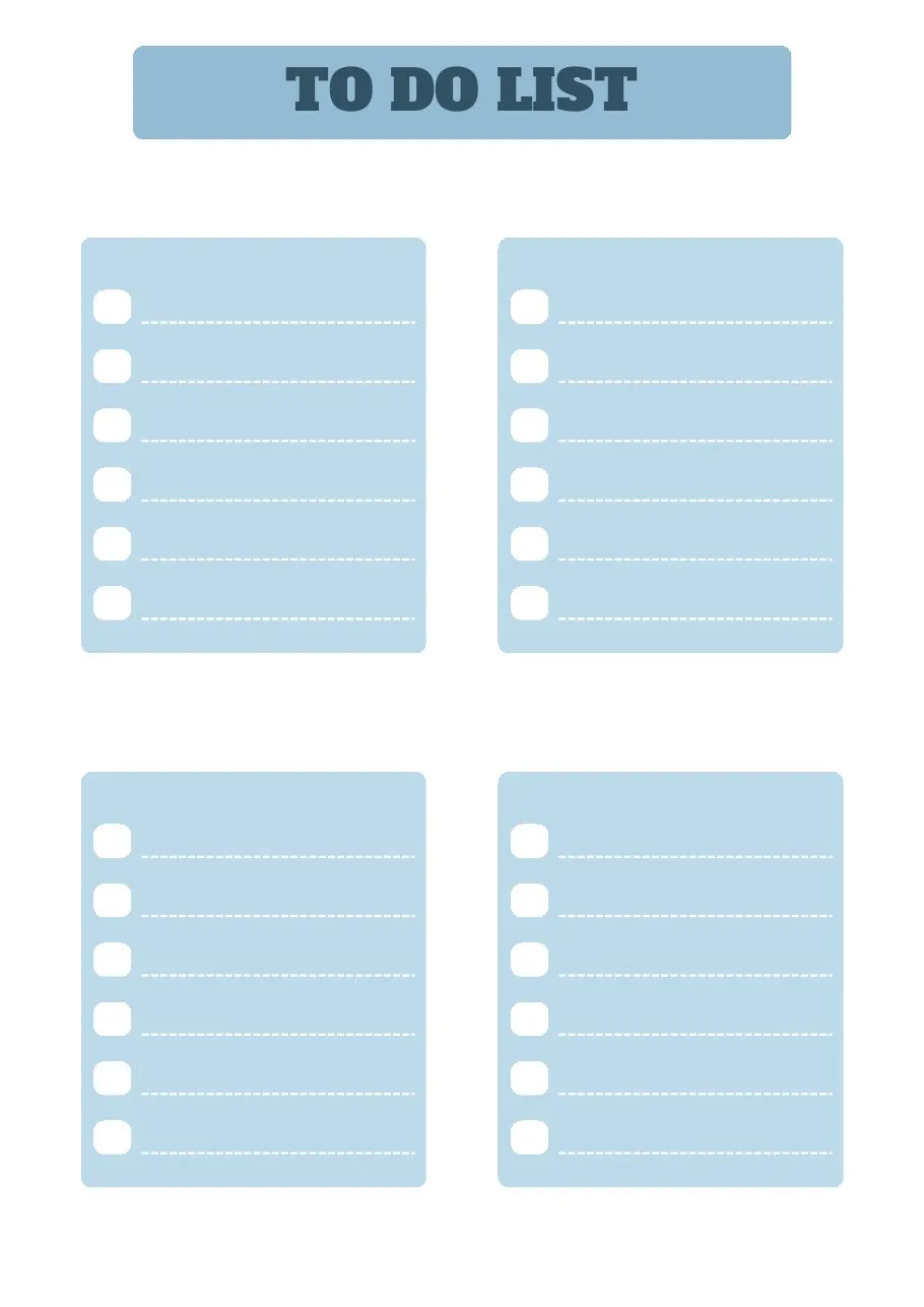 Sidutdrag: to-do-lista ur KEAN studieblock